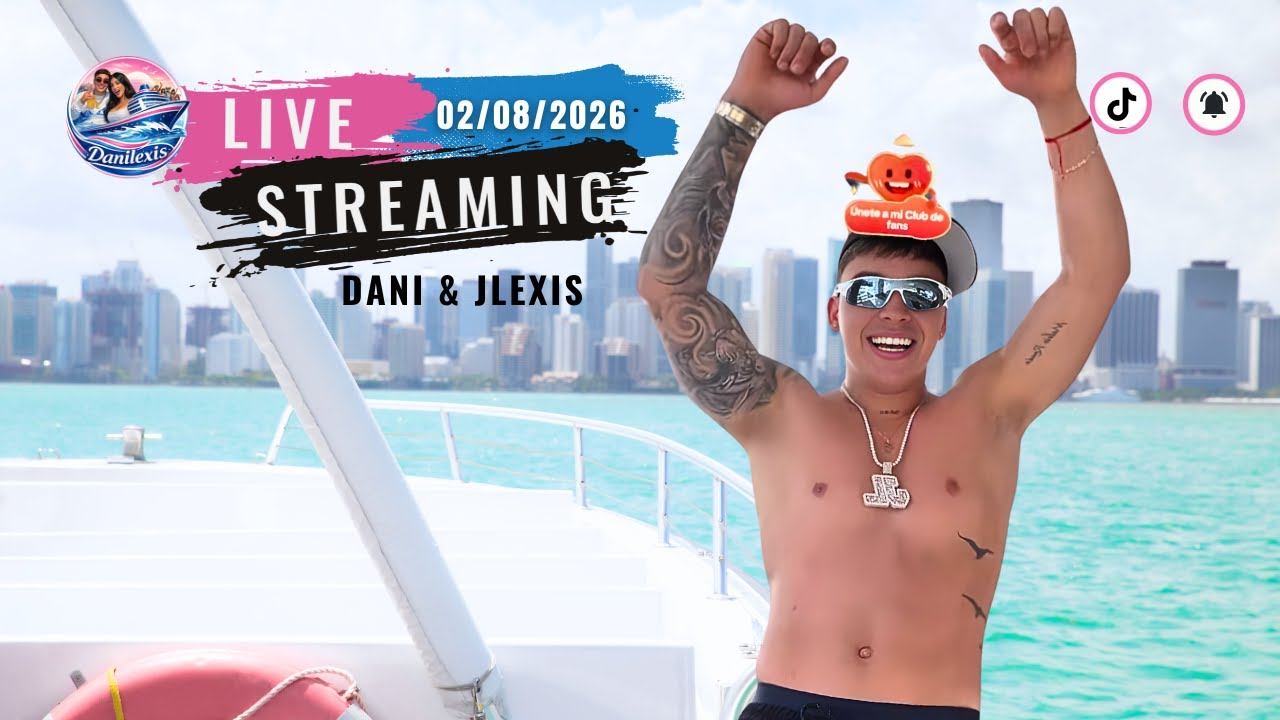 Jlexis y Dani disfrutaran el Super Bowl en un bote en Miami 🏈🌊 miamilifestyle #ncn