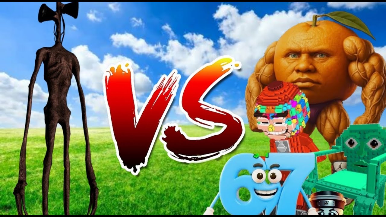 ❗SMALL, MEDIUM, AND LARGE BRAINROTS VS SIRENHEAD IN MINECRAFT⚔️❗