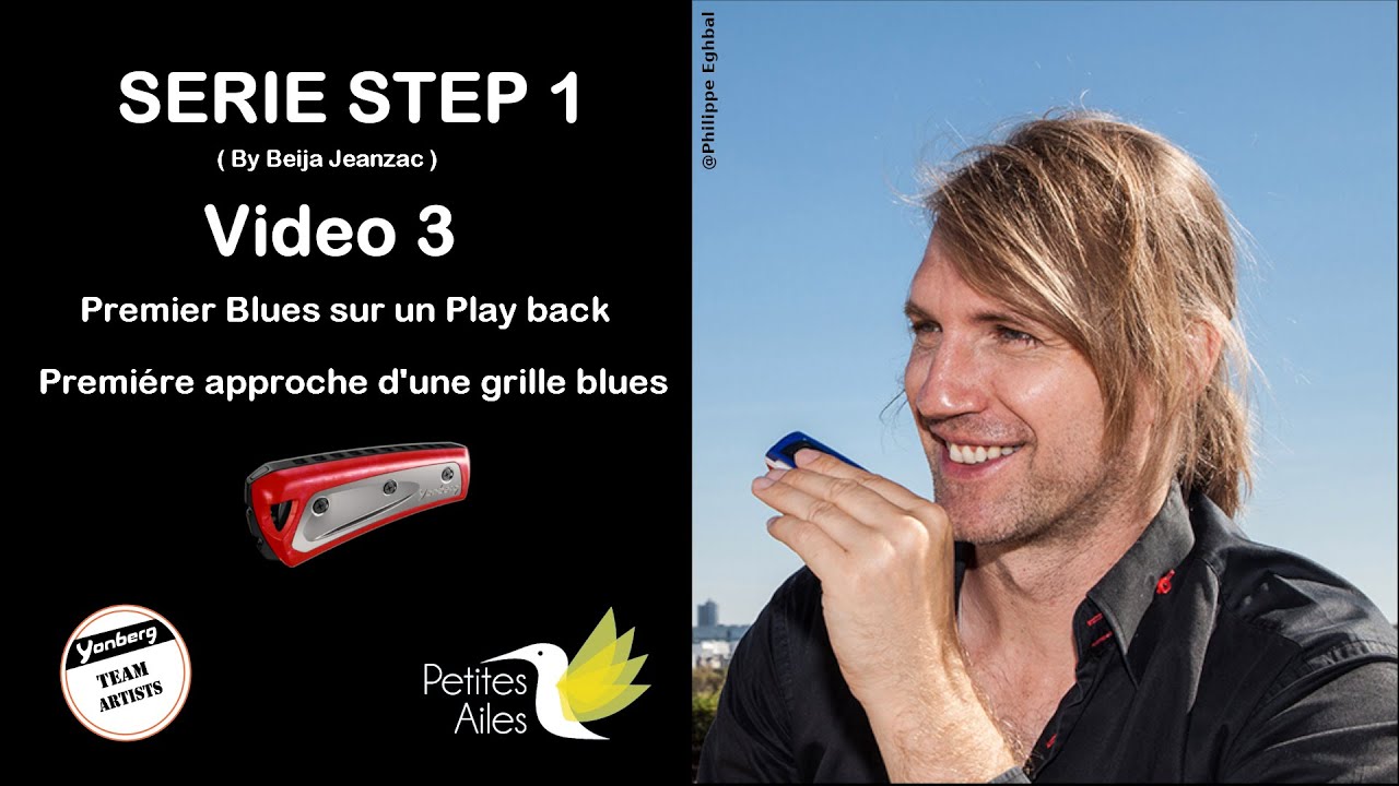 Série Step One Vidéo 3  (Premier Blues sur un Play back)