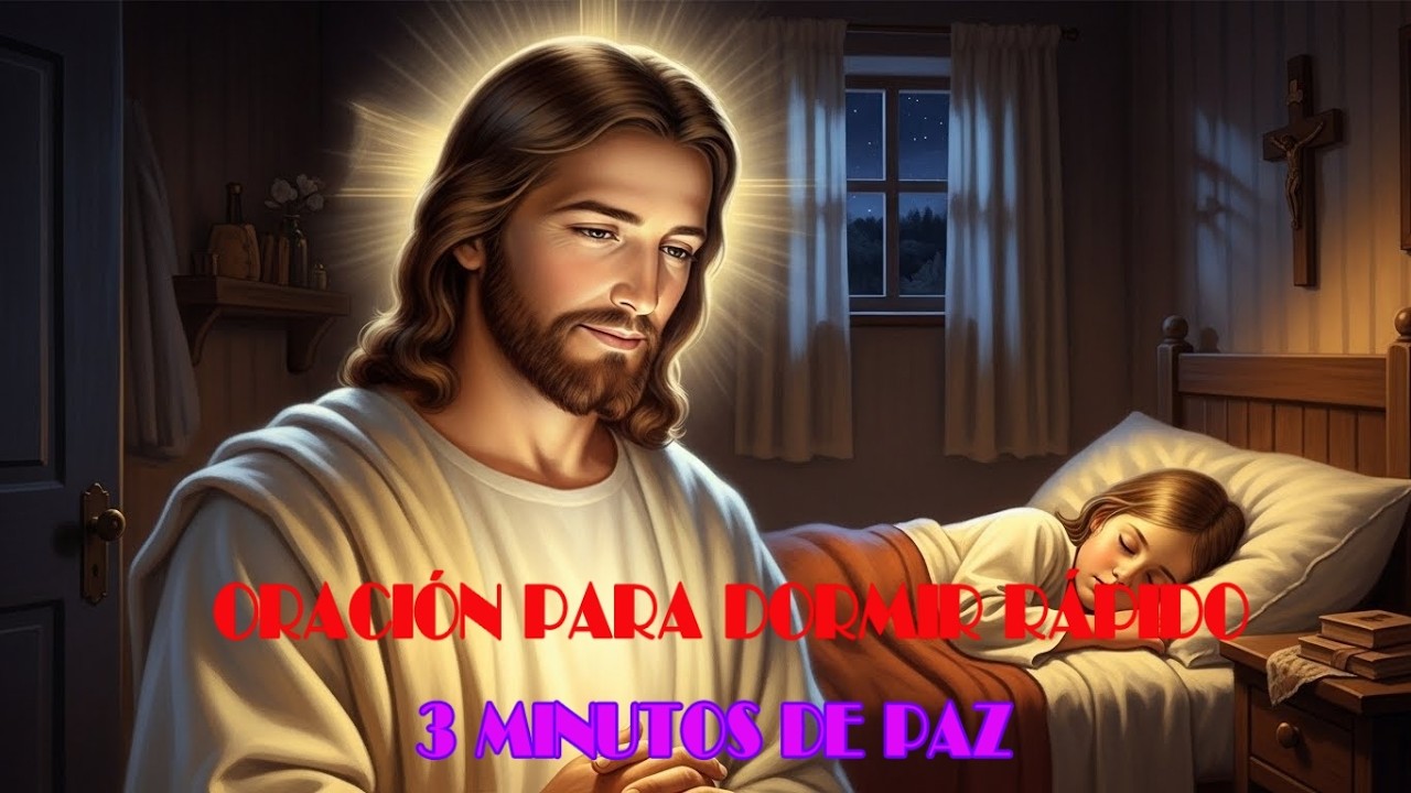 [4K] ORACIÓN PARA DORMIR RÁPIDO — 3 MINUTOS DE PAZ