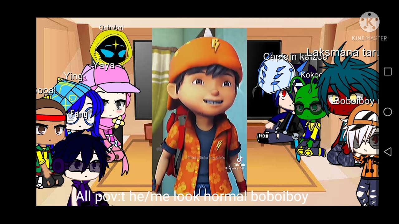Boboiboy reverse au Tapops react to boboiboy original
