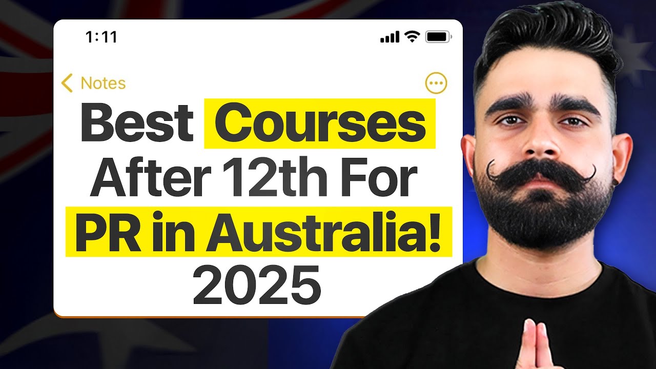 Australia 🇦🇺 PR ke liye Best Courses | 2025 mein kaunse course se milega PR?