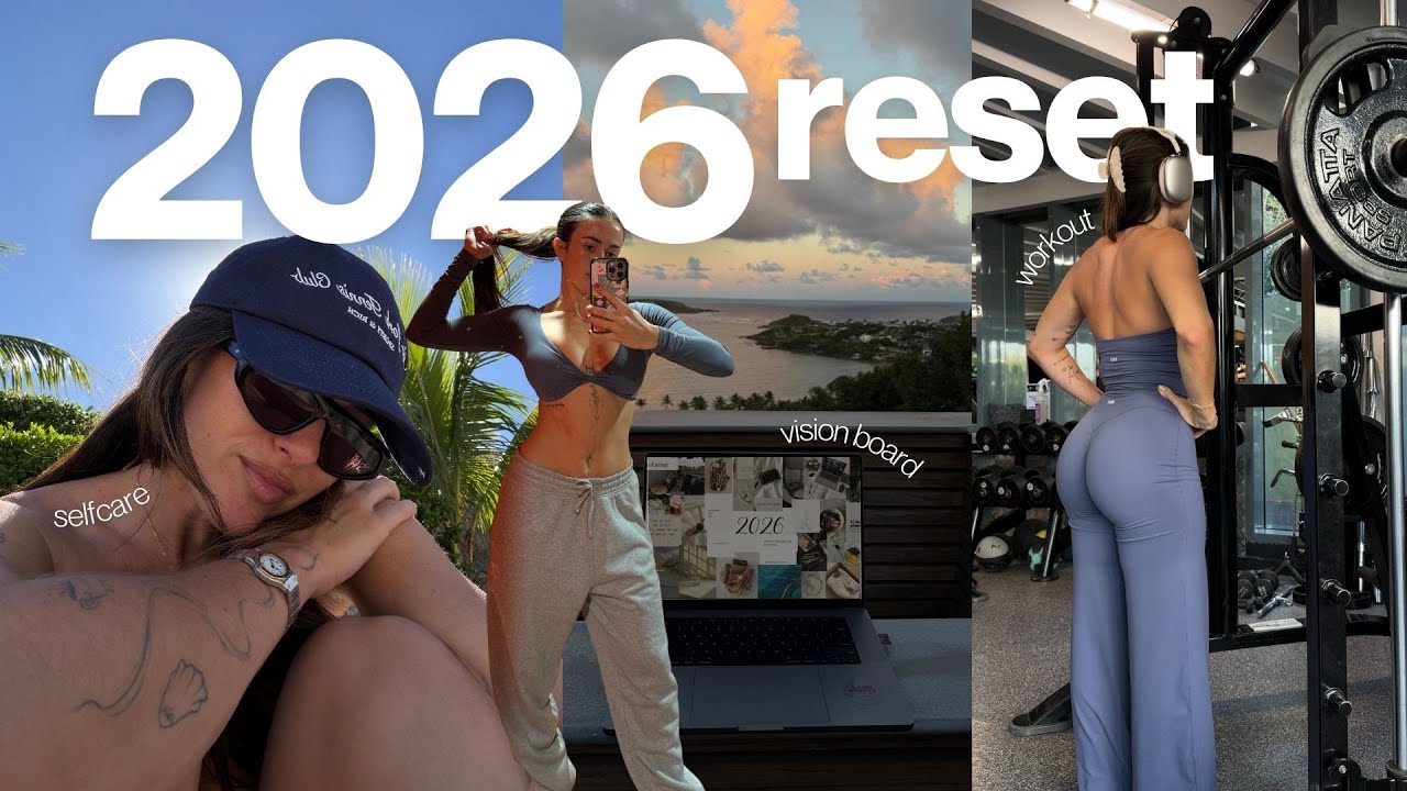 2026 RESET | retour à ma routine, vision board, séances gym, tous mes objectifs & organisation
