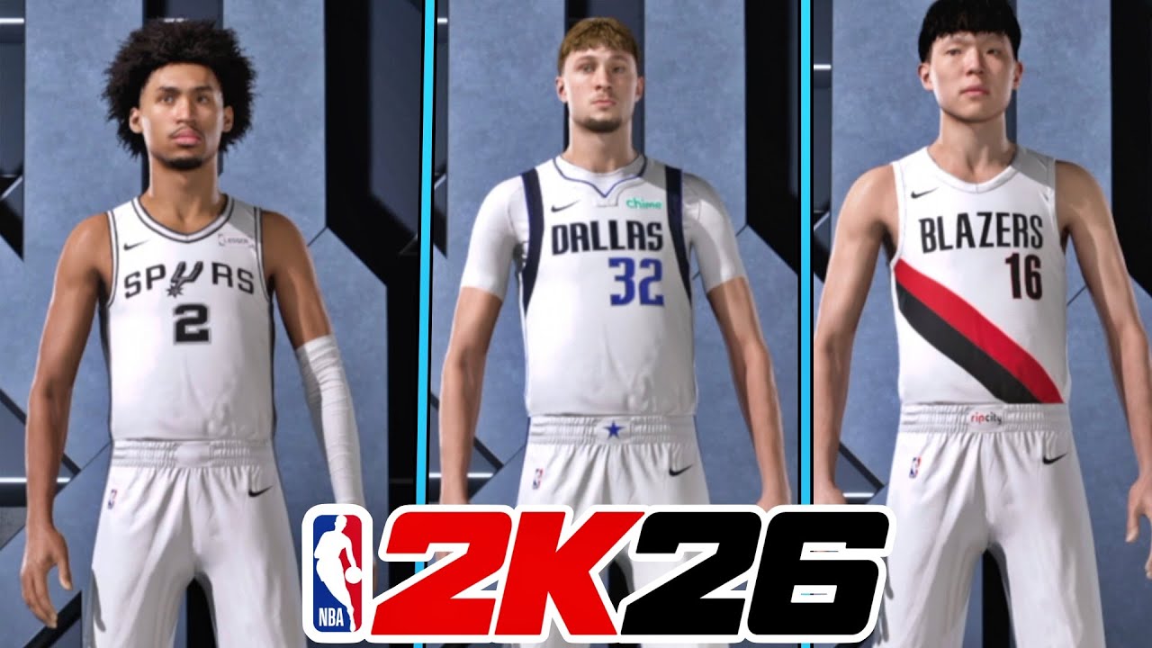NBA 2K26 - All Rookies Face Scan (PS5) (Cooper Flagg, Dylan Harper and more)