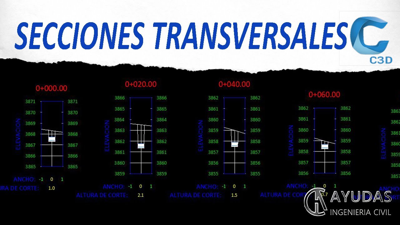 CREAR SECCIONES TRANSVERSALES (VISTAS DE SECCION) EN CIVIL 3D