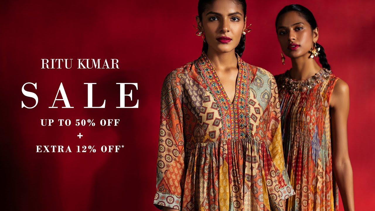End of Season Sale | Upto 50% Off + Extra 12% Off | Ritu Kumar