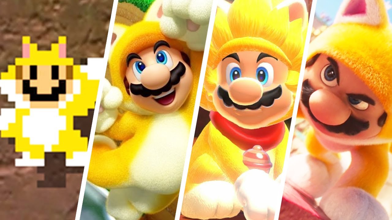 Evolution of Cat Mario (2013-2023)