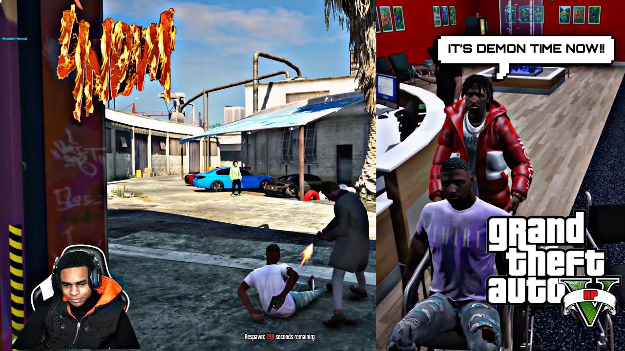 YBN almighty jay Makes His Return Back But Get’s Shot In The Leg!!😅 | GTA V RP *Hilarious*