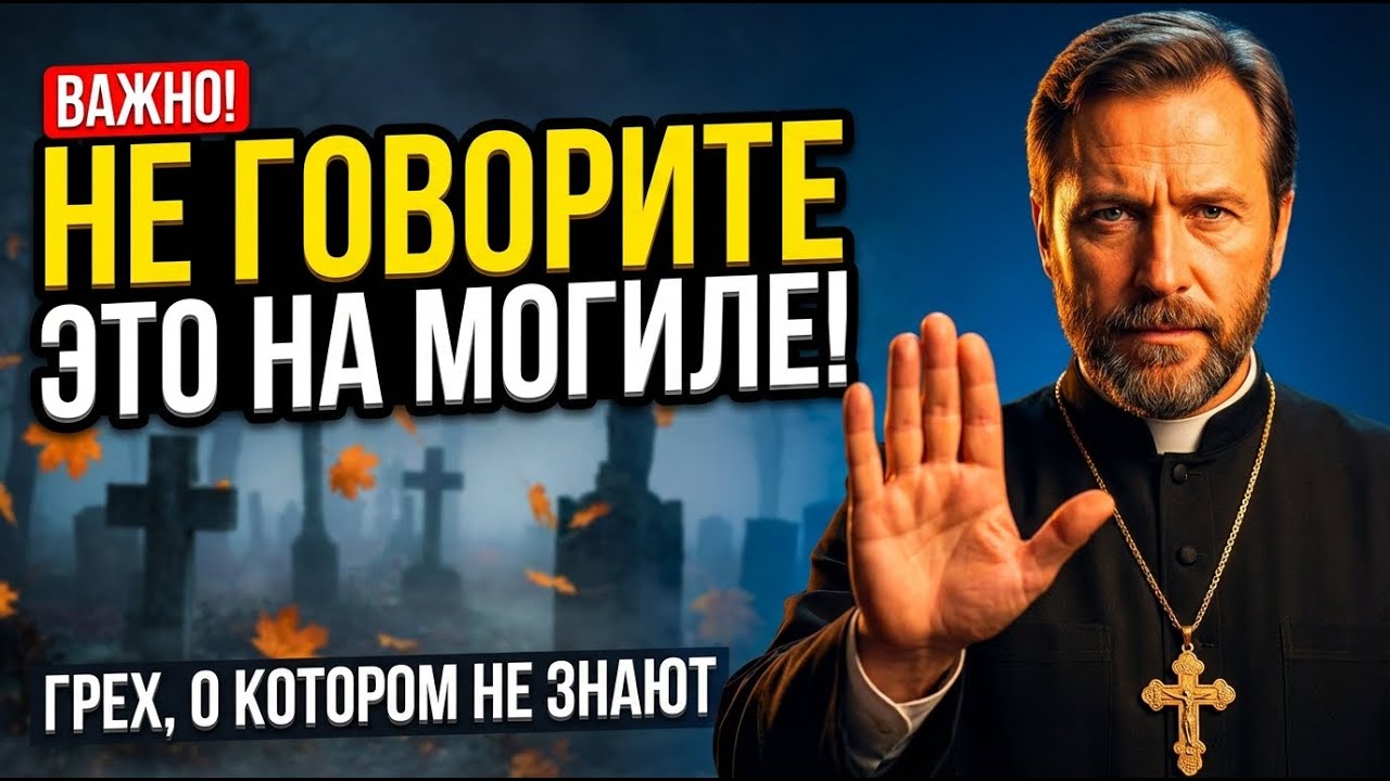 НИКОГДА не говорите это на кладбище! Слова, которые мучают умерших (и вас)