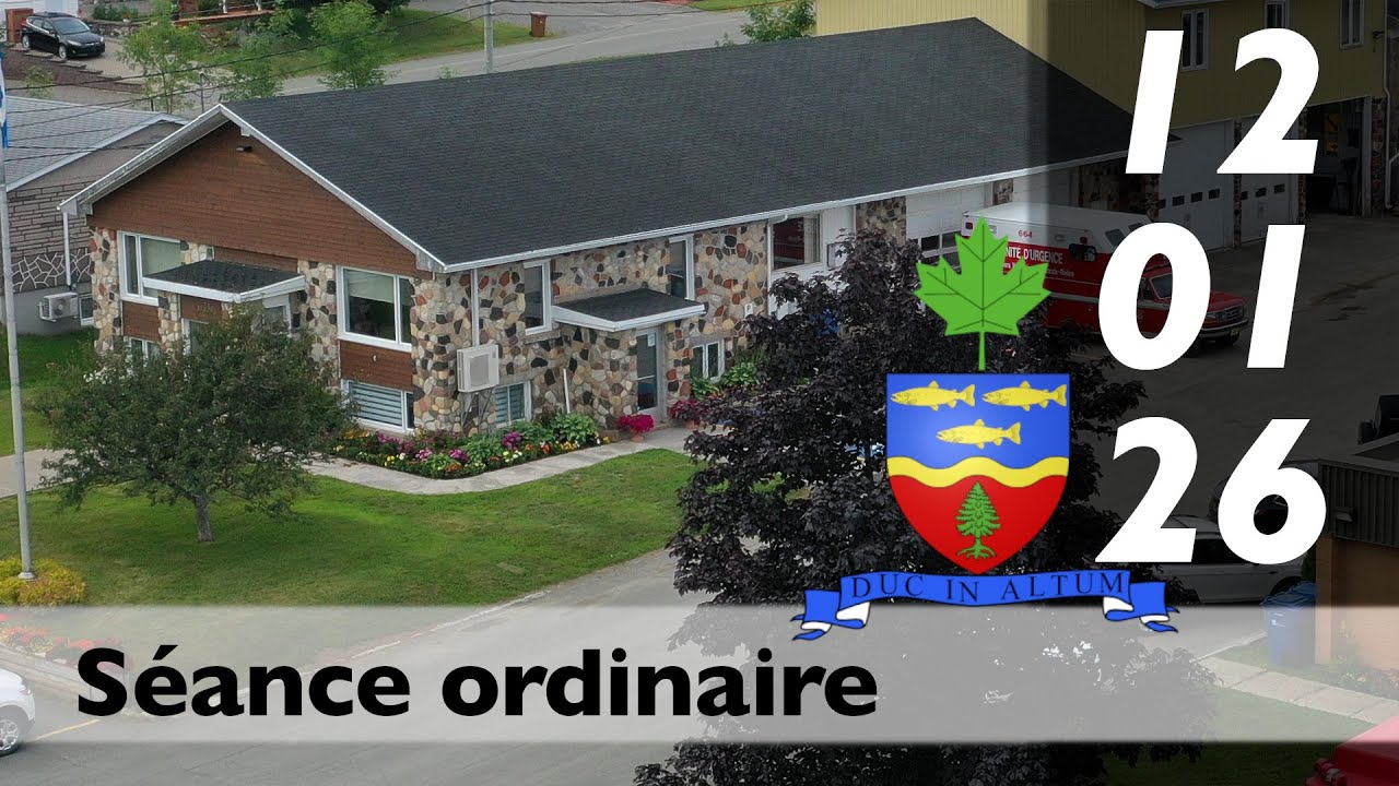 Ville de Grande-Rivière du 12 janvier 2026