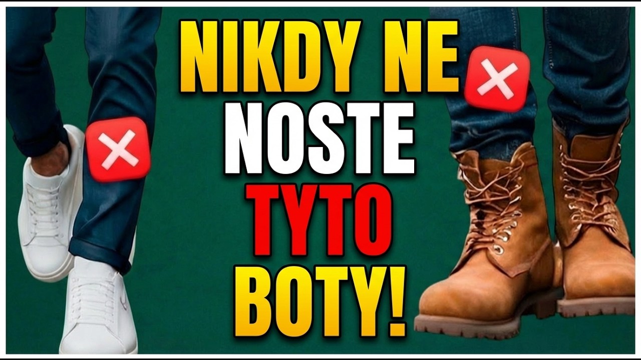 8 typů bot, které by žádný muž nad 40 neměl nosit! | Buďte styloví, ne zanedbaní.