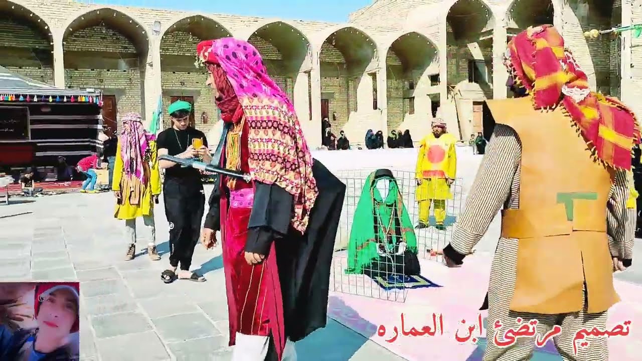 دخول موكب الى قضاء المدانه سلمان محمدي  //تشابيه موكب ضعن ابو الفضل العباس ع اهالي العماره