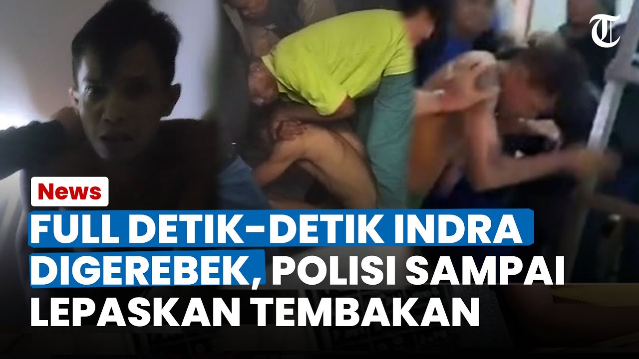 FULL DETIK-DETIK Indra Pembunuh Penjual Gorengan Digerebek di Atap Rumah, Polisi Lepas Tembakan