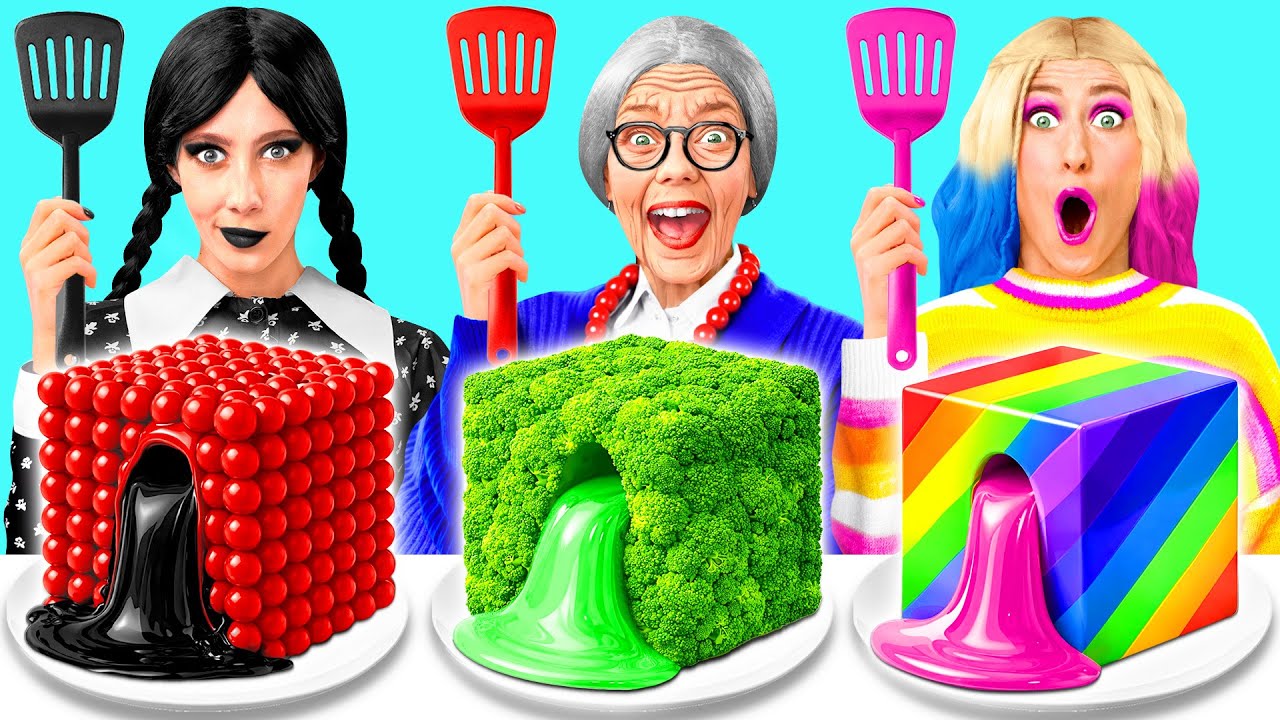 Wednesday vs Grandma Cooking Challenge | Creative Food Hacks by Fun Teen Challenge