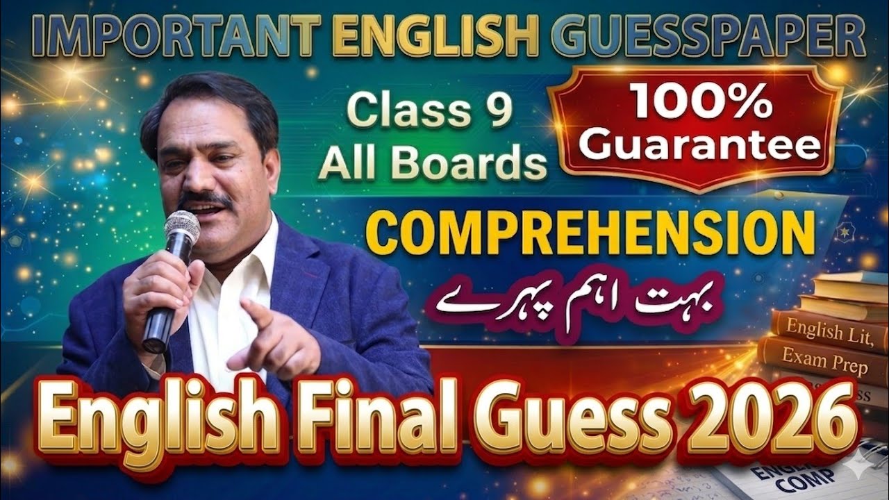 9th class English Important Comprehension Passages 2025 | Most important comprehension paragraphs
