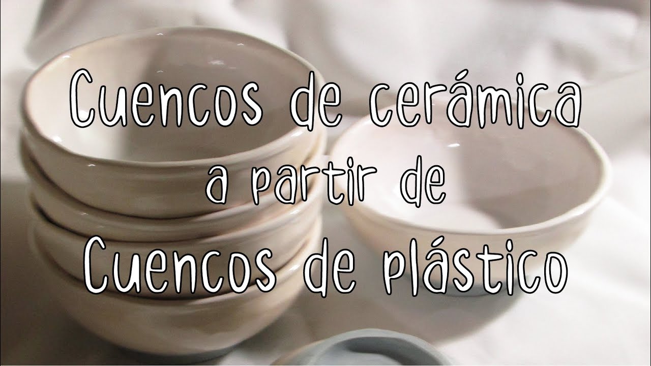 Cuenco de cerámica a partir un cuenco de plástico | Taller el Vacio