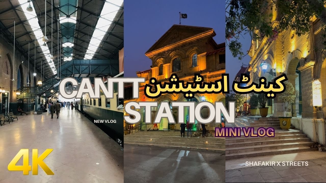 City Karachi | Cantt Railway Station | StreetView 4K UHD | 2025 | Shafakir X Streets