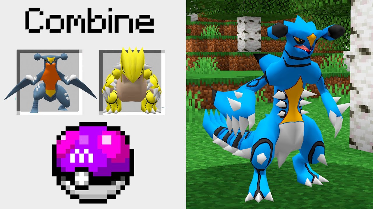 COMBINEI Pokémon Shiny no Minecraft Pixelmon!