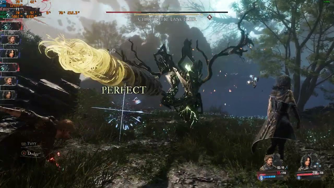 Clair Obscur 33. Chromatic Lancelier Boss fight on lvl 5 Gust and Lune