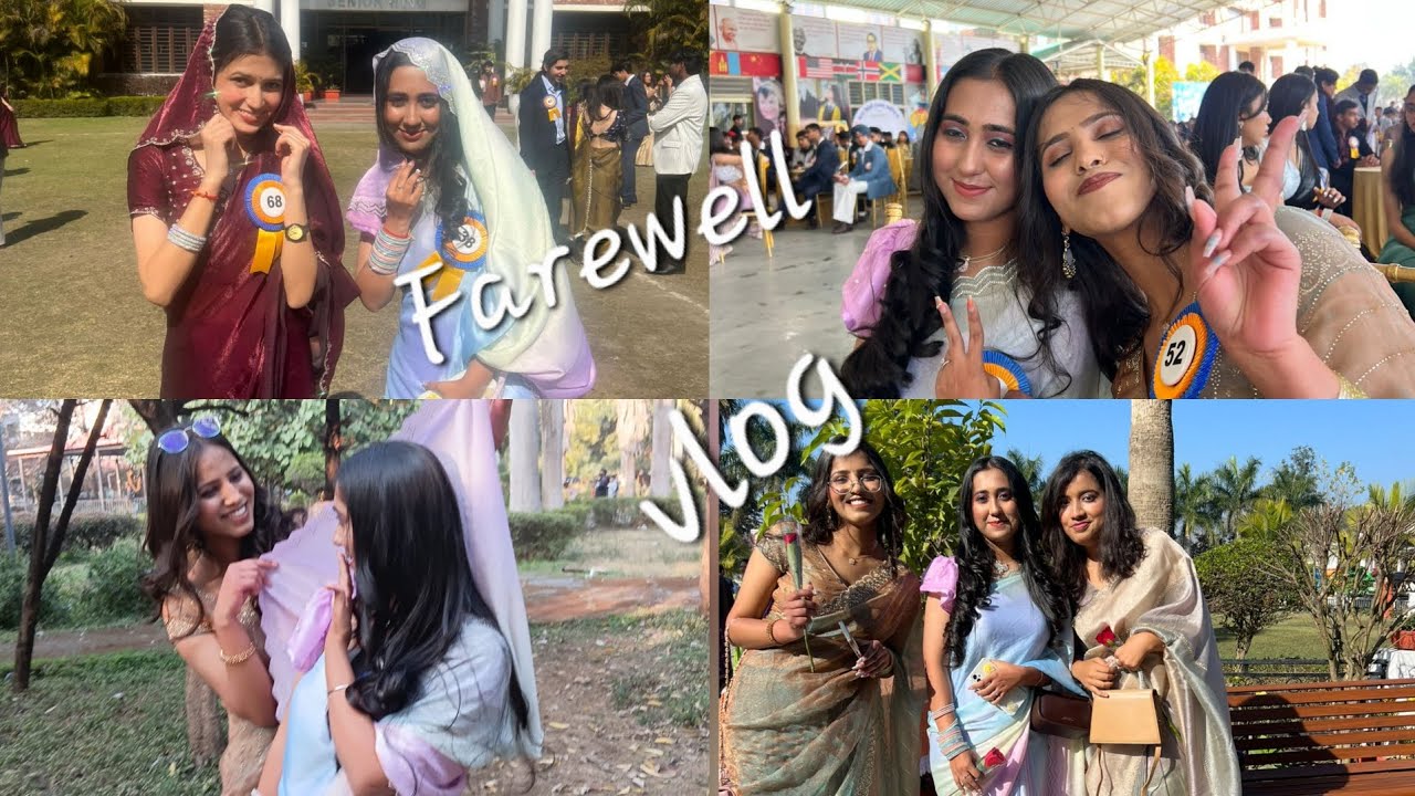 Farewell vlog.....❣️✨🫶memorable and emotional day....🎀🌸Batch 2025-26
