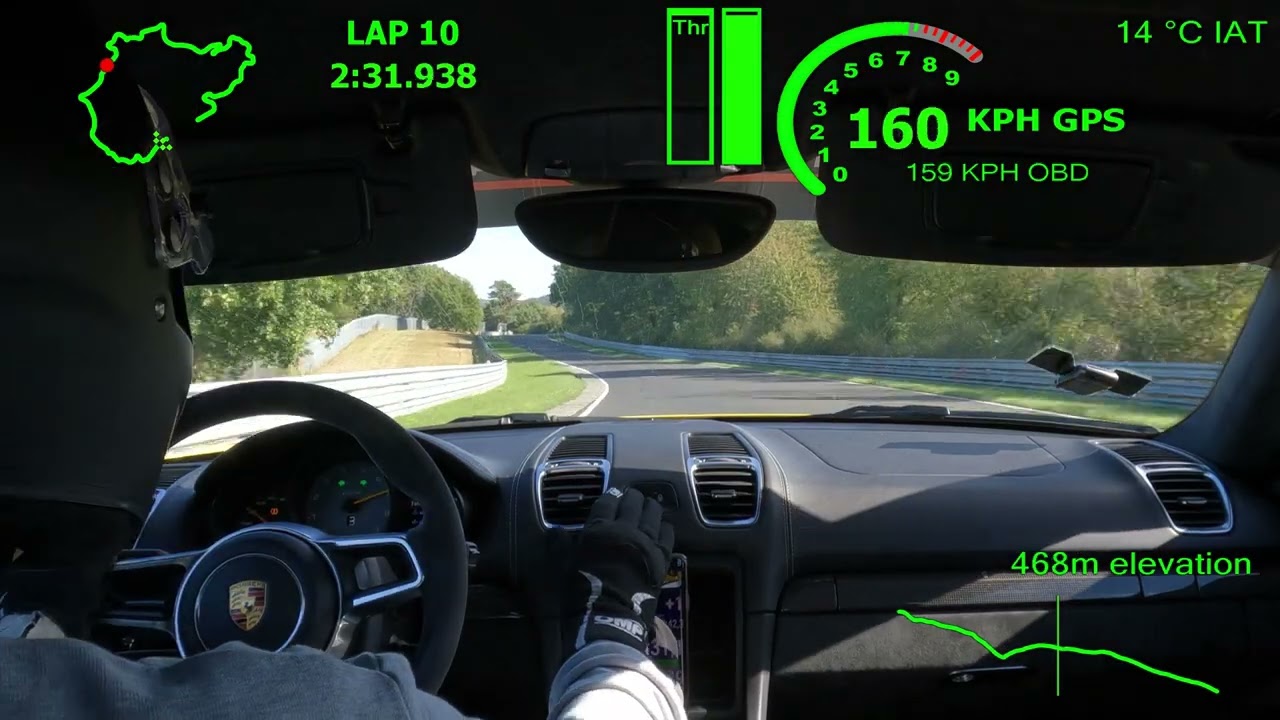 7:36 BTG Nürburgring Nordschleife Cayman 981 GT4
