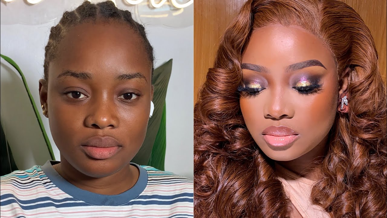 HOW TO BLEND MAKEUP LIKE A PRO / FULL MAKEUP TUTORIAL WITH PIGMENT / SMOKEY EYES /ADEOGEMUA