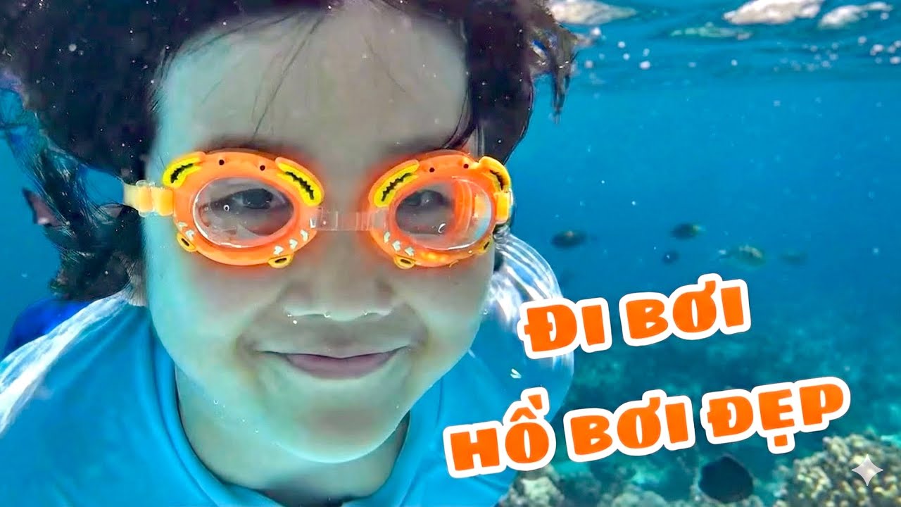 Ruby và Vani Bơi Hồ Bơi đẹp 🤩, Ruby Lặn giỏi quá