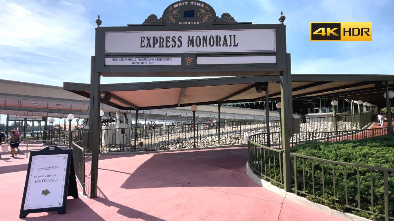 Leaving the Magic Kingdom and Taking the Express Monorail to TTC | Walt Disney World