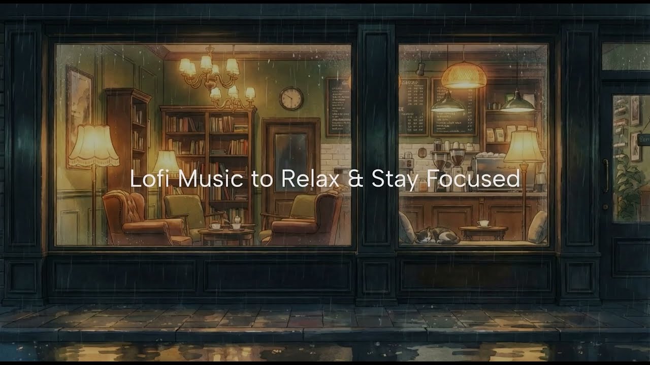 Cozy Afternoon Cafe Ambience ☕ Lofi Music to Relax & Stay Focused