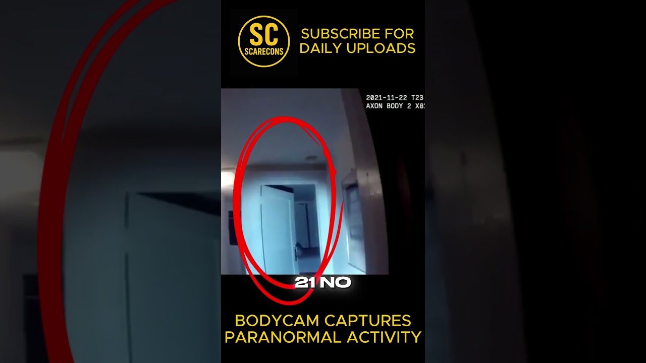 POLICE BODYCAM CAPTURES PARANOMAL ACTIVITY  #halloween #horror #streetghosts #halloweencostume #cops