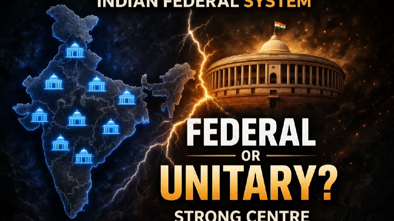Indian Federal System: Federal or Unitary? | Strong Centre Explained