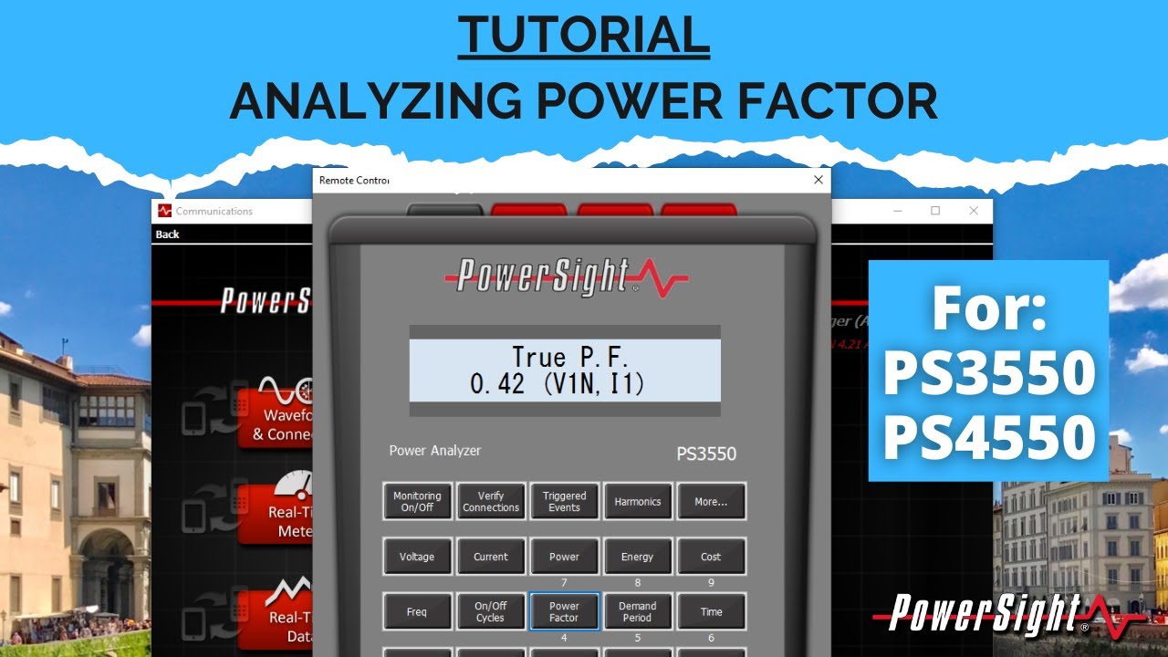 How to Analyze Power Factor on the Analyzer