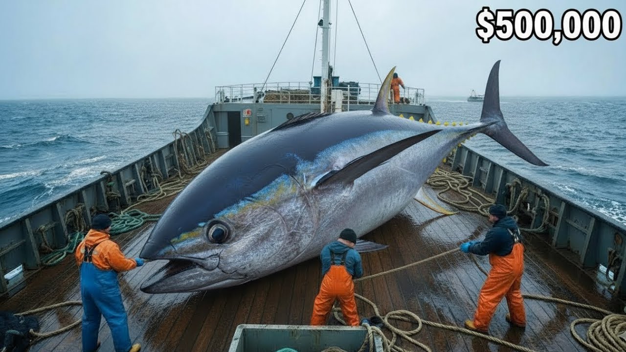 Battling a $500,000 Monster Bluefin in a Snowstorm | Oma, Japan