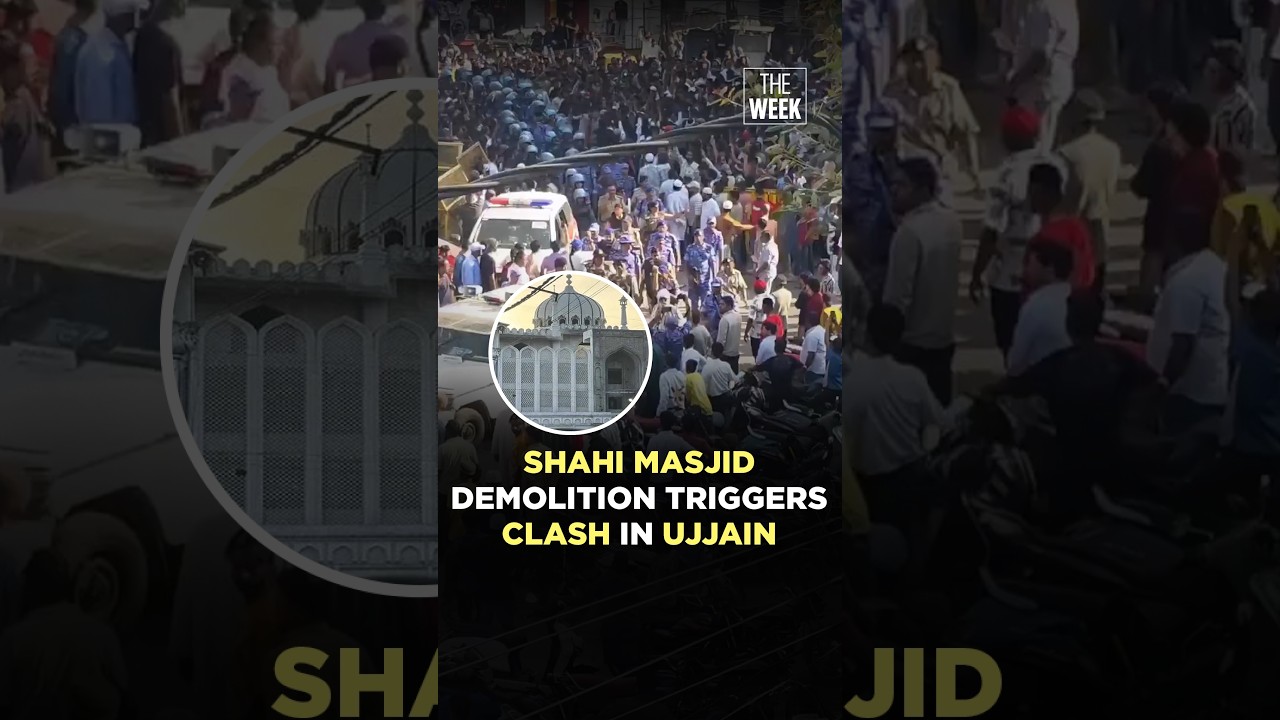 Ujjain tensions rise over Shahi Masjid demolition; crowd clashes with police