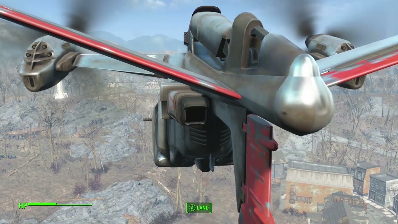 Fallout 4 mod Free The Vertibird