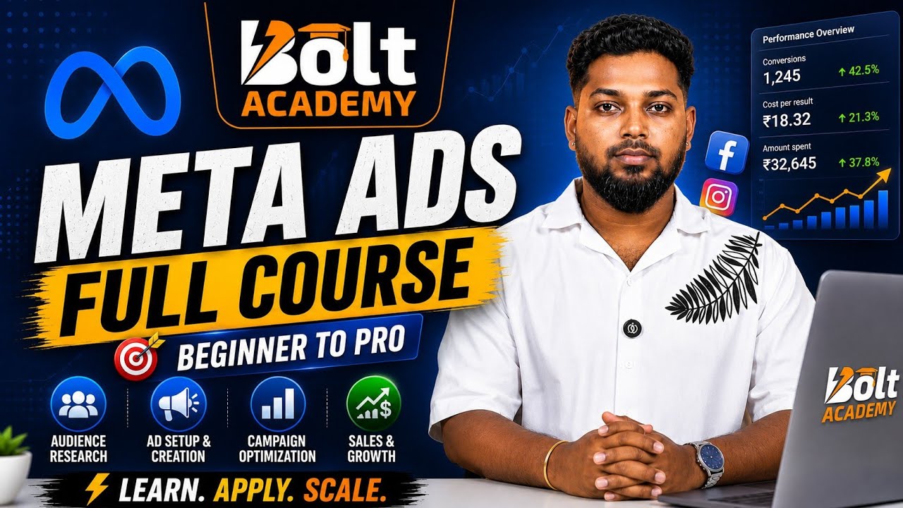 Meta Ads Full Course in Tamil 🔥 | Facebook & Instagram Ads for Beginners