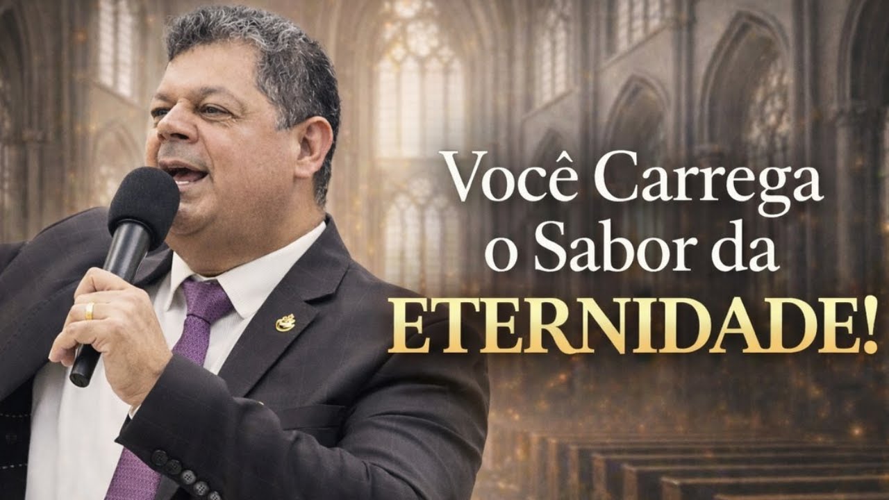 Você Carrega o Sabor da Eternidade - Pr. Erivaldo De Jesus