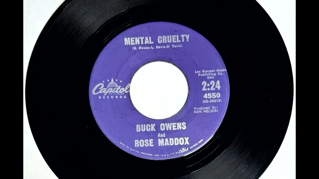 Mental Cruelty , Buck Owens & Rose Maddox , 1961