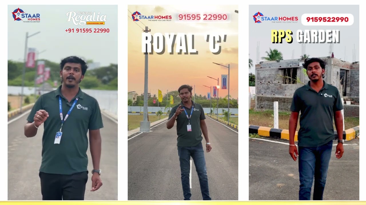 OMR la 3 Best Investment Projects 💸 | Future Growth 📈 #omr #plots #staarhomes #chennai 