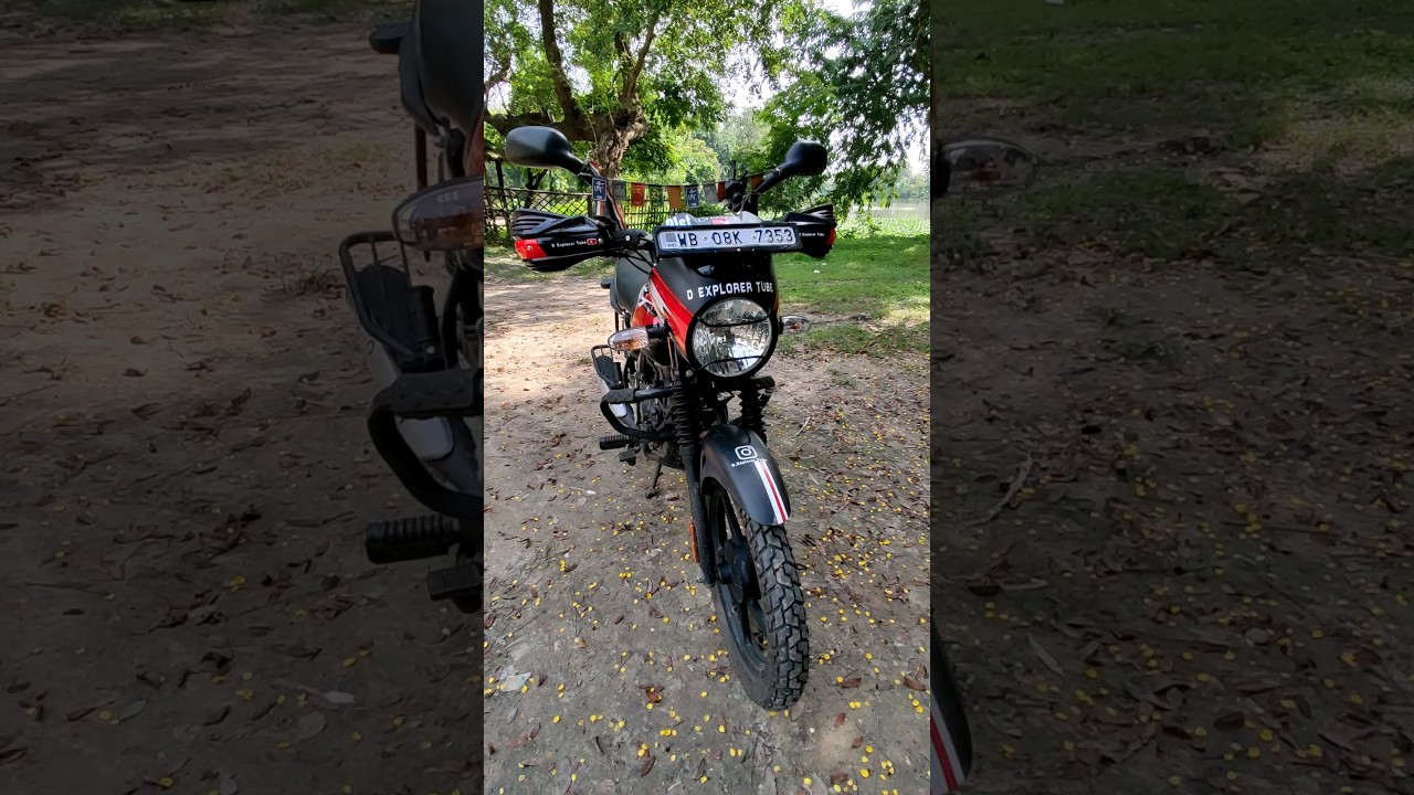 BAJAJ CT 110x MODIFIED || MY CHAMP || CUSTOM KNUCKLE GUARDS