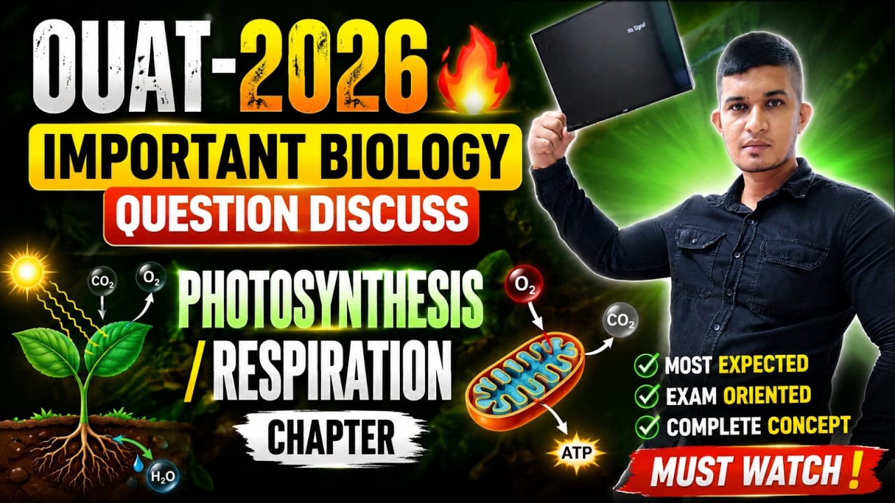 OUAT-2026//MOST IMPORTANT BIOLOGY QUESTIONS