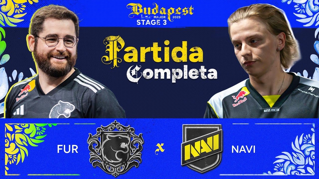 FURIA x NAVI - PARTIDA COMPLETA COM GAULES - STARLADDER MAJOR BUDAPESTE