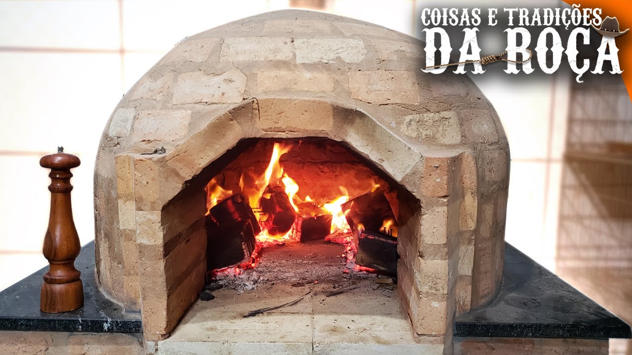 CONSTRUINDO FORNO A LENHA DE TIJOLINHO CENTENÁRIO - SEM PRÉ MOLDADO