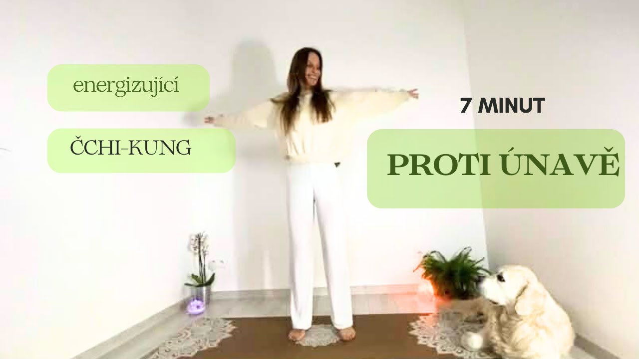 7 minut || energizující čchi-kung PROTI ÚNAVĚ || cvič kdekoli (i na WC v práci)