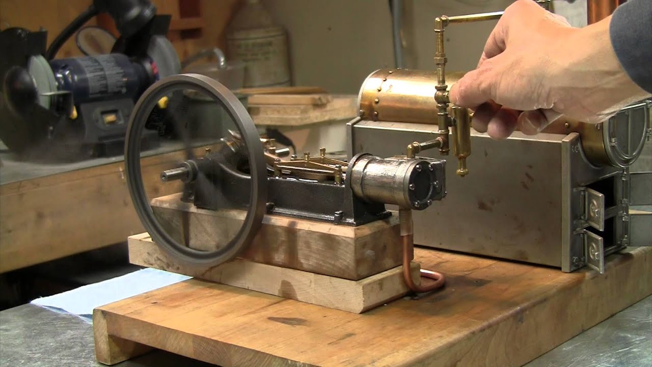 PMR #1 steam engine on steam with boiler #2