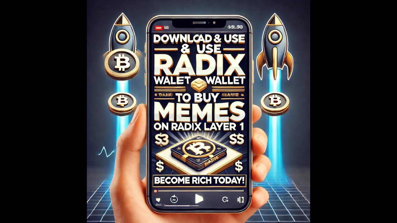 💰 How to Download & Use Radix Wallet to Buy Memes on Radix Layer 1 🚀 Become Rich Today!