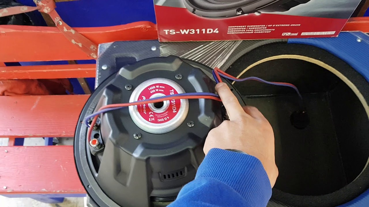 Como conectar un subwoofer Pioneer campion a 2ohms