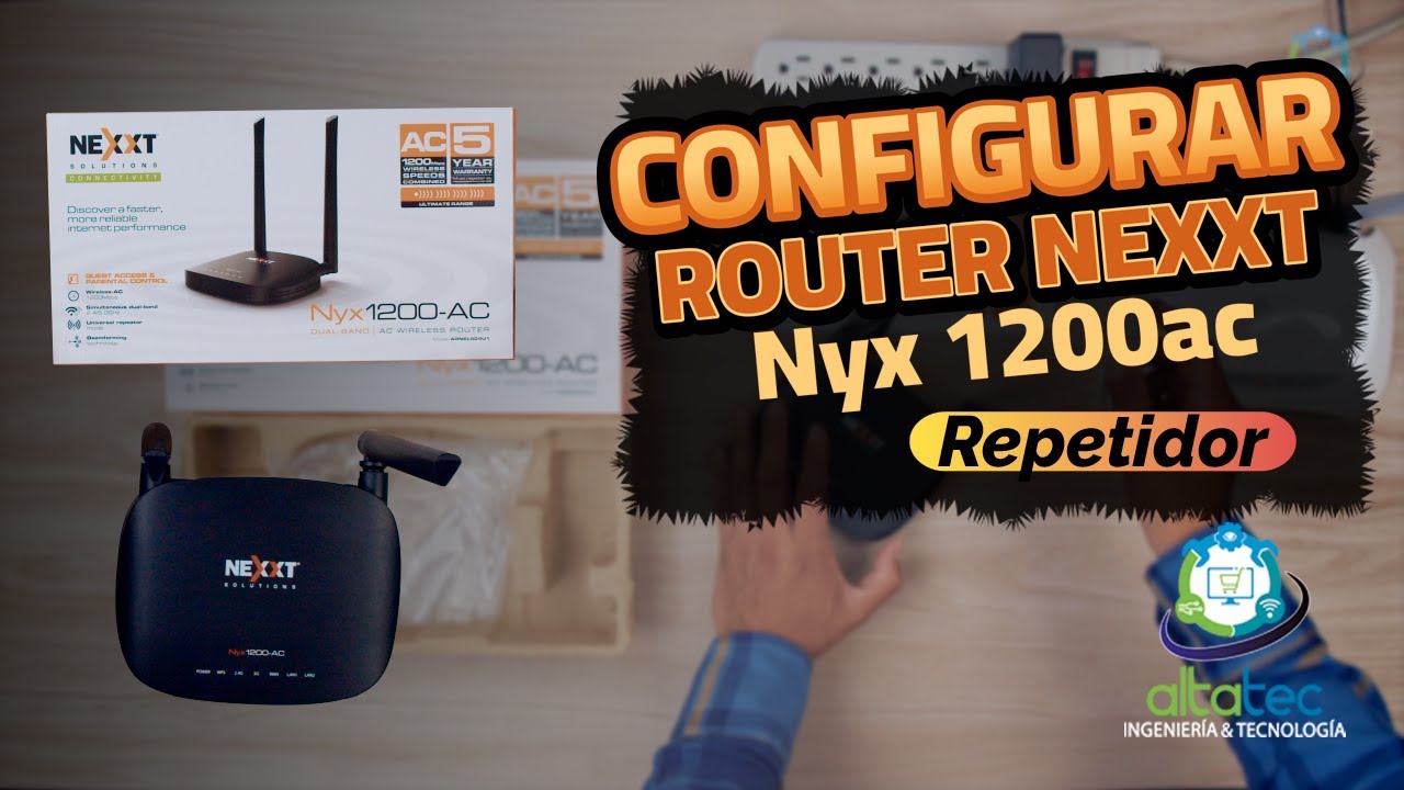 Como CONFIGURAR Router Nexxt NYX 1200AC en Modo REPETIDOR (Paso a Paso)