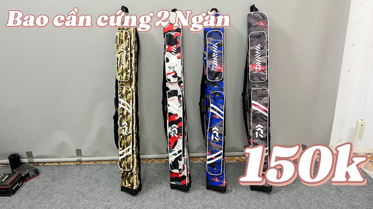 150k | Bao Đựng Cần Câu 2 Ngăn Cứng 1m25