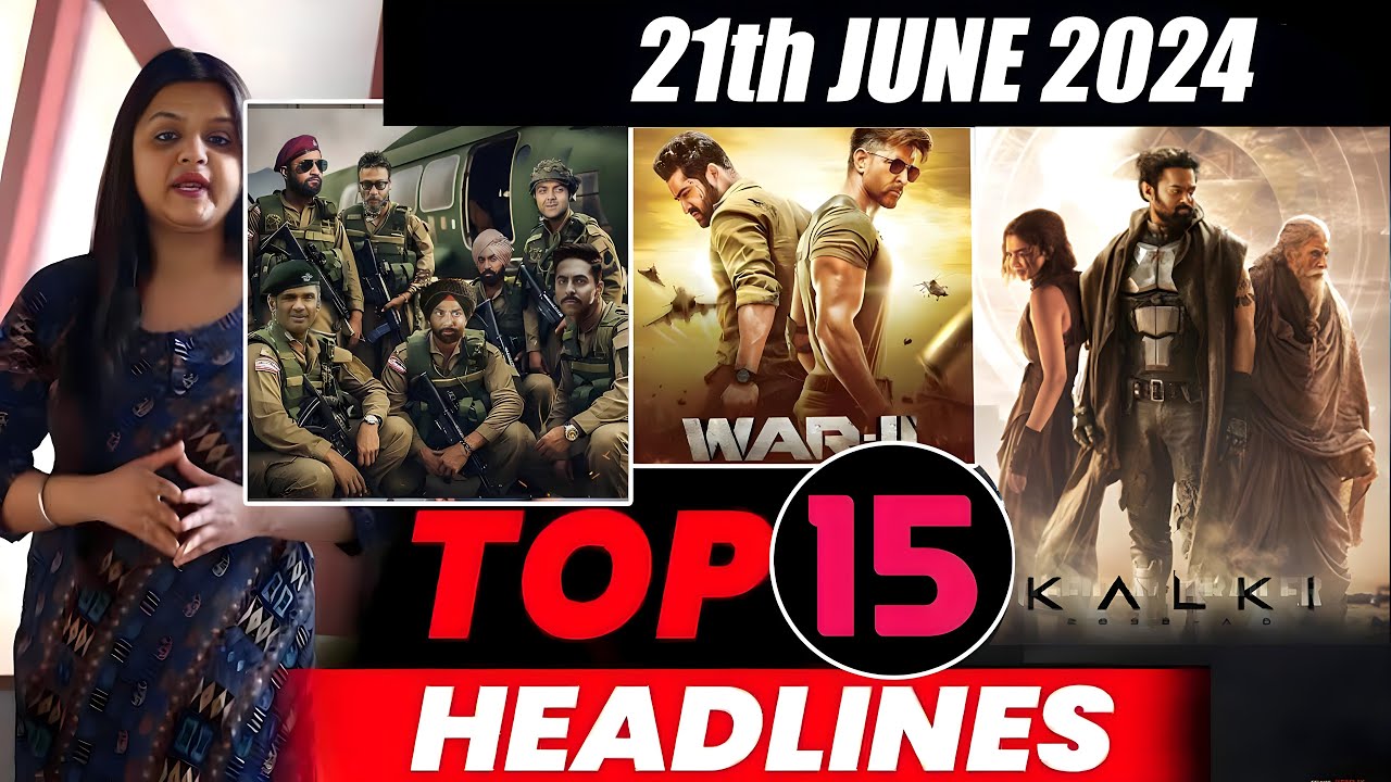 Top 15 Big News of Bollywood | 21 st  JUNE 2024 | Ramayana, Sunny Deol, Salman Khan, Amir Khan,